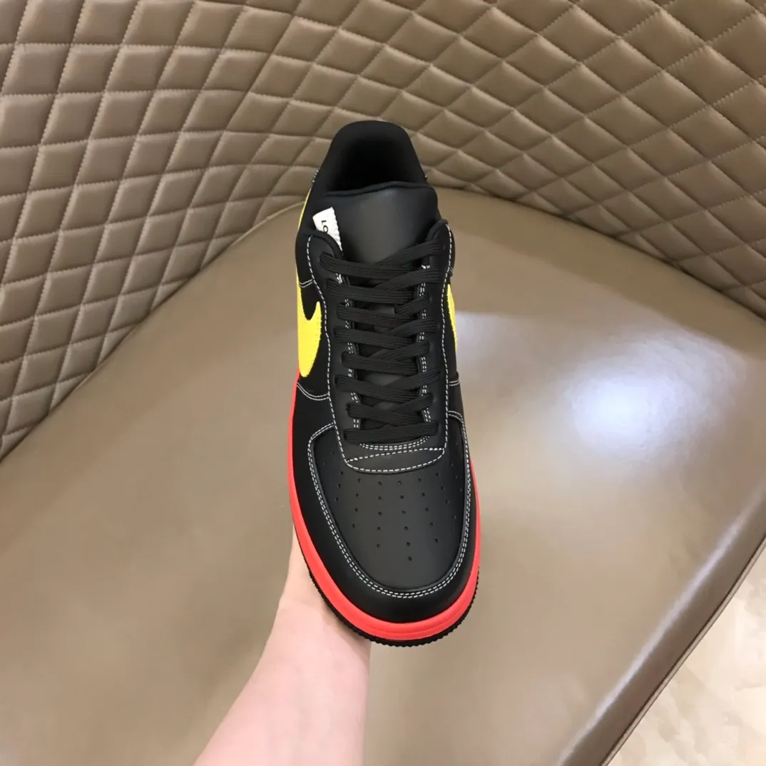Men's shoes 💰p440 "*OUIS *UITTO*" x OFF-WHITE x Nike tripartite collaboration! Trendy and cool men's casual sports shoes with unrivaled color matching. The design idea basically continues the style of THE TEN. The Swoosh line and tongue label have a very familiar visual effect and are both fashionable and trendy! A must-have for fashionistas! The effect on your feet is absolutely stunning! Size: 38-45